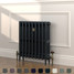 CI-SH645-BLK-TH - Shelbourne Black 3 Column Victorian Cast Iron Radiator H645mm x W1061mm CI-SH645-BLK-TH - Shelbourne Black 3 Column Victorian Cast Iron Radiator H645mm x W1061mm